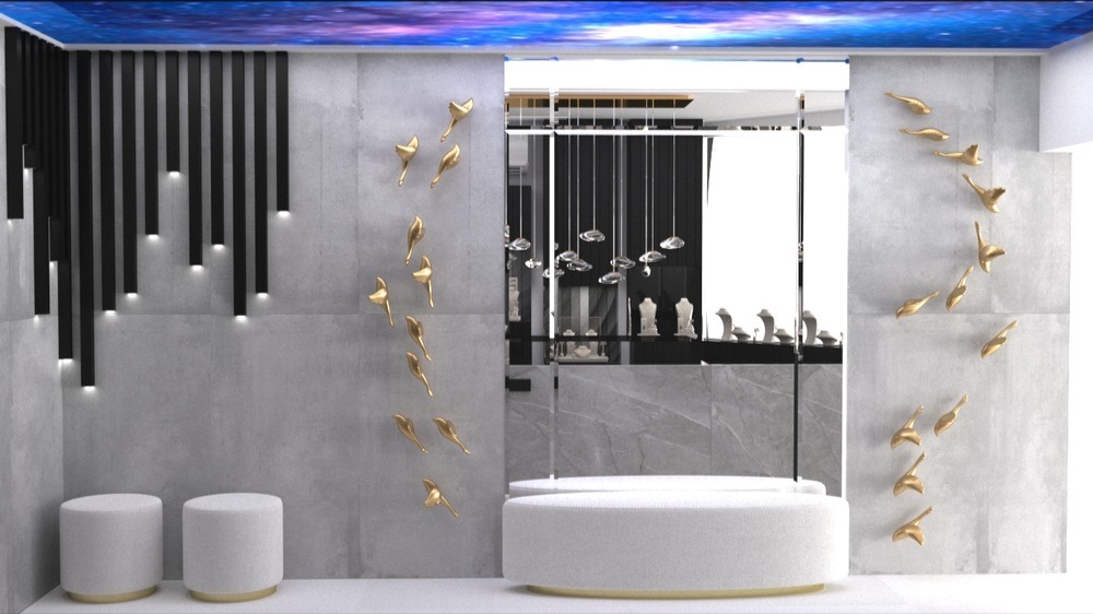 طراحی طلا فروشی خیابان چنچنه