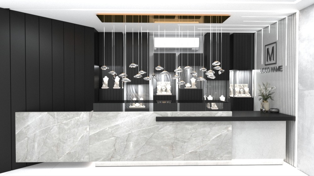 طراحی طلا فروشی خیابان چنچنه